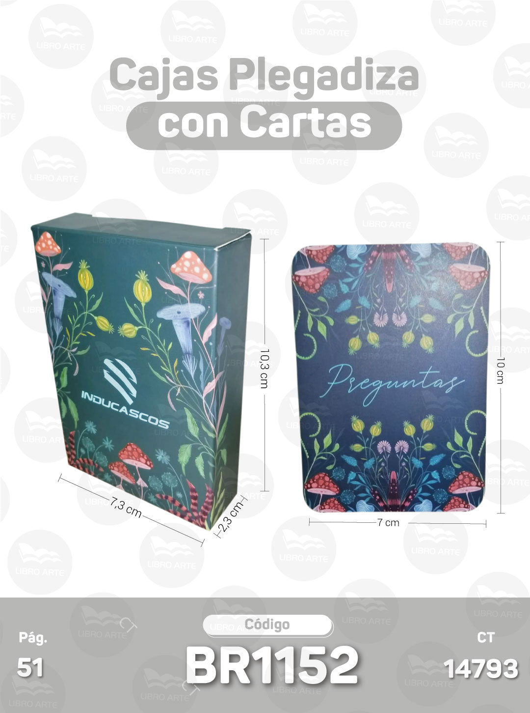 Cajas Plegadizas con Cartas