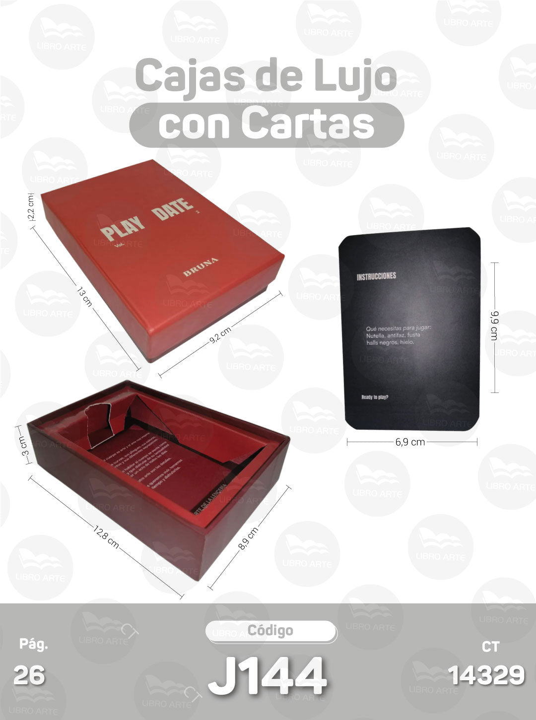 Cajas de Lujo con Cartas