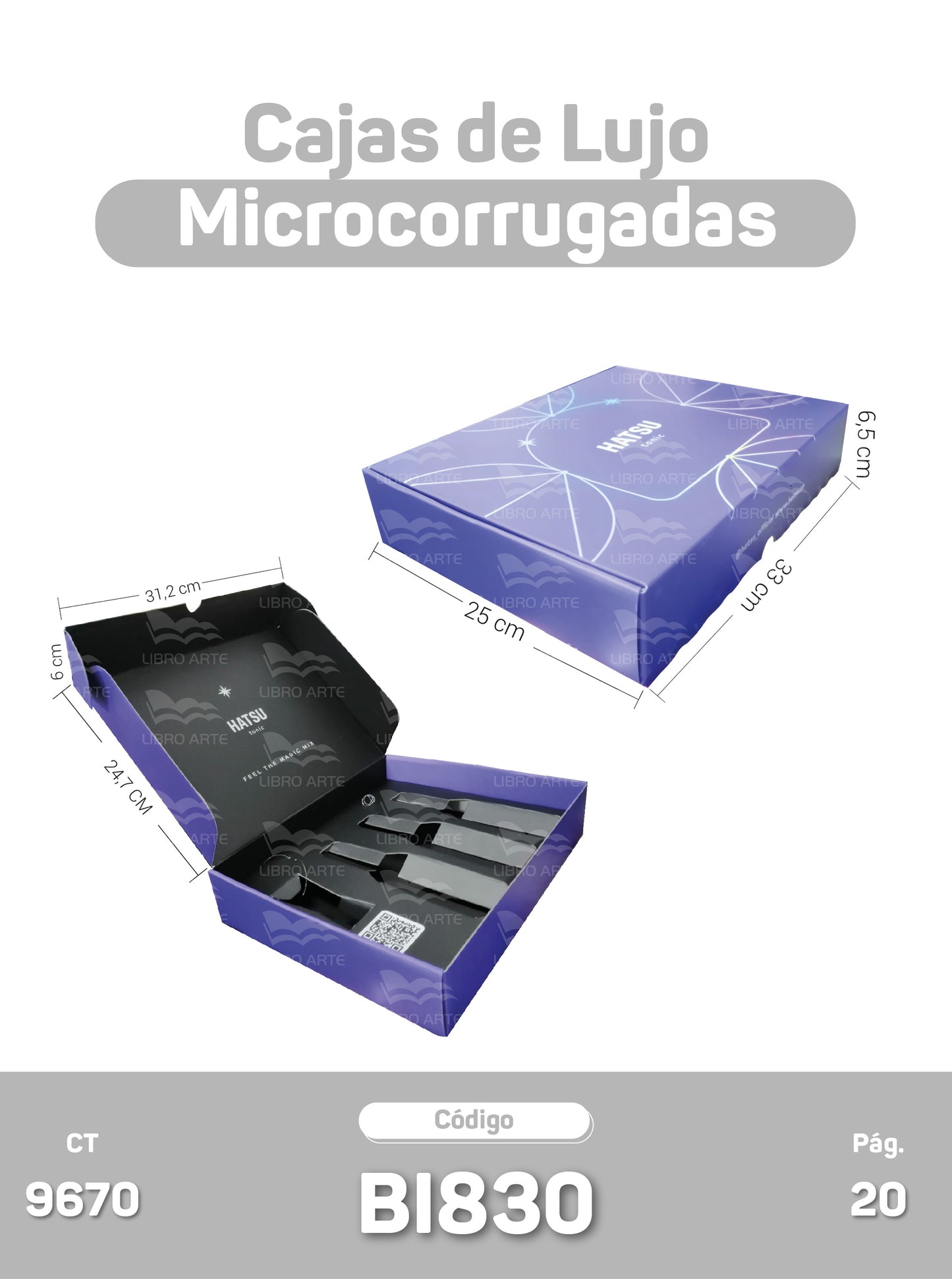 Cajas de Lujo Microcorrugadas