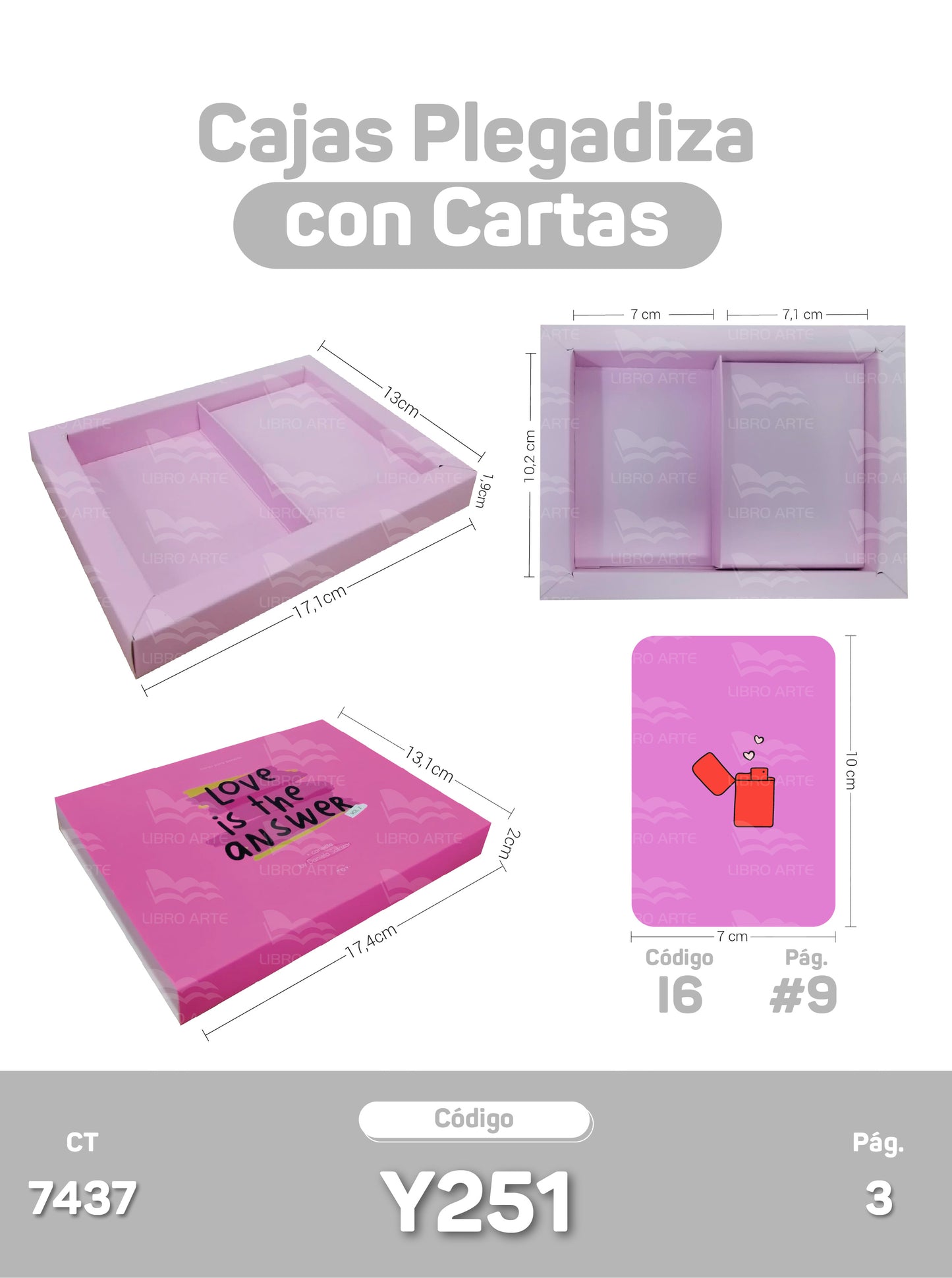 Cajas Plegadizas con Cartas