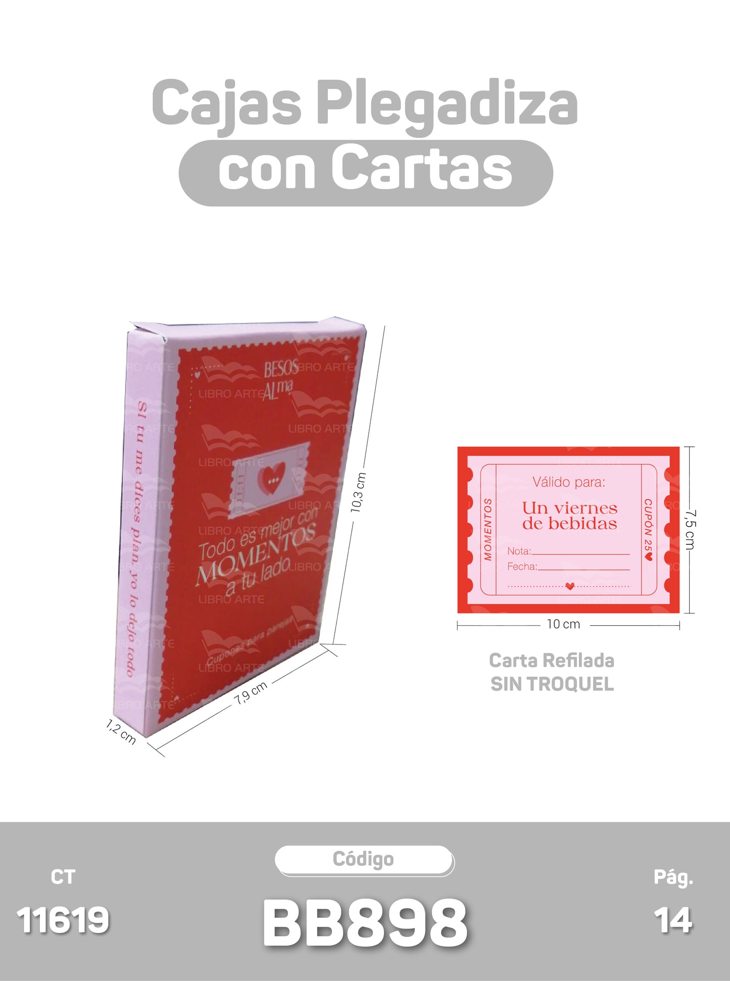 Cajas Plegadizas con Cartas