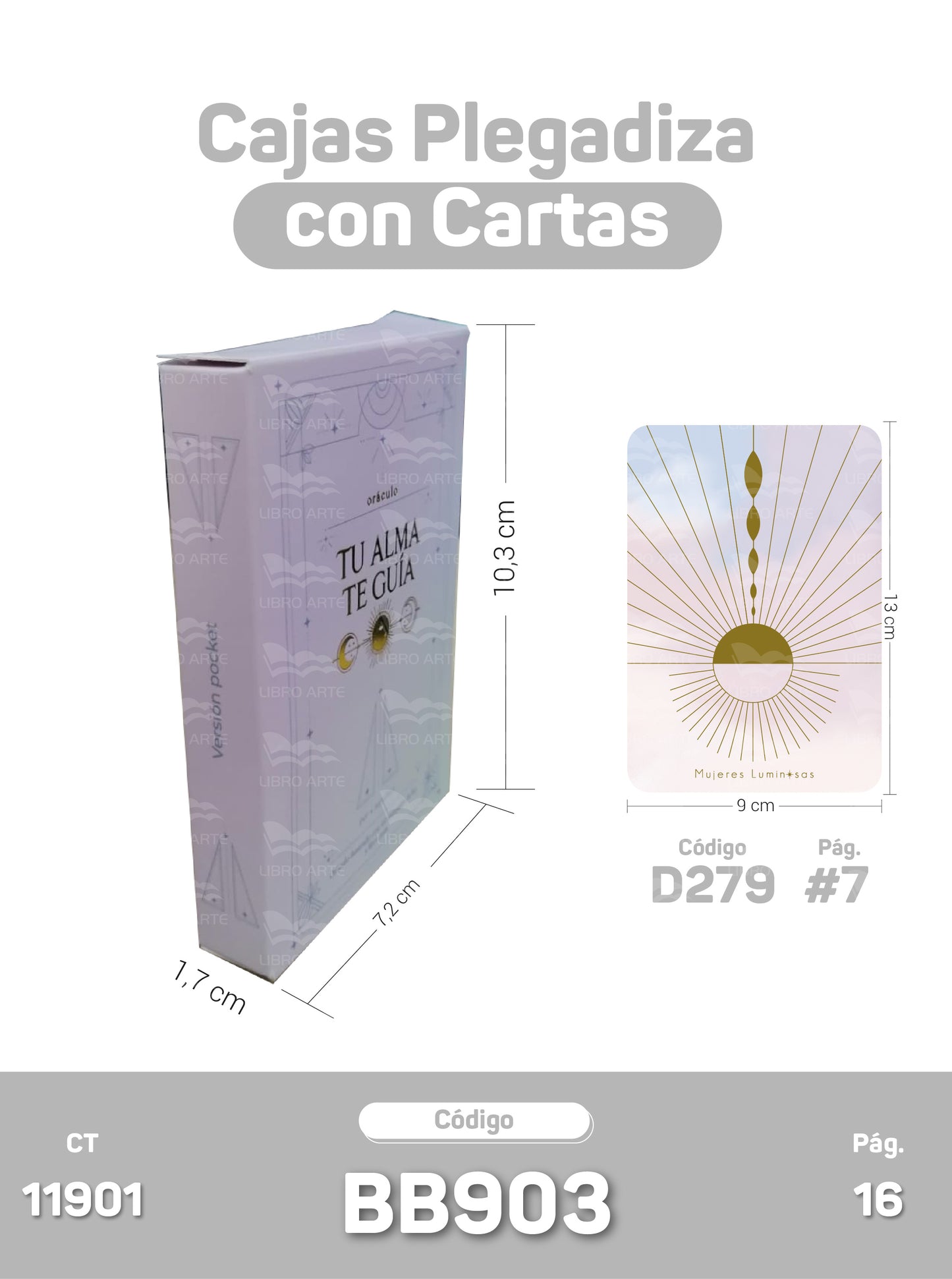 Cajas Plegadizas con Cartas