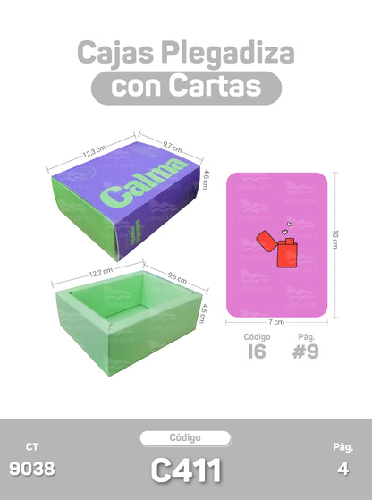 Cajas Plegadizas con Cartas