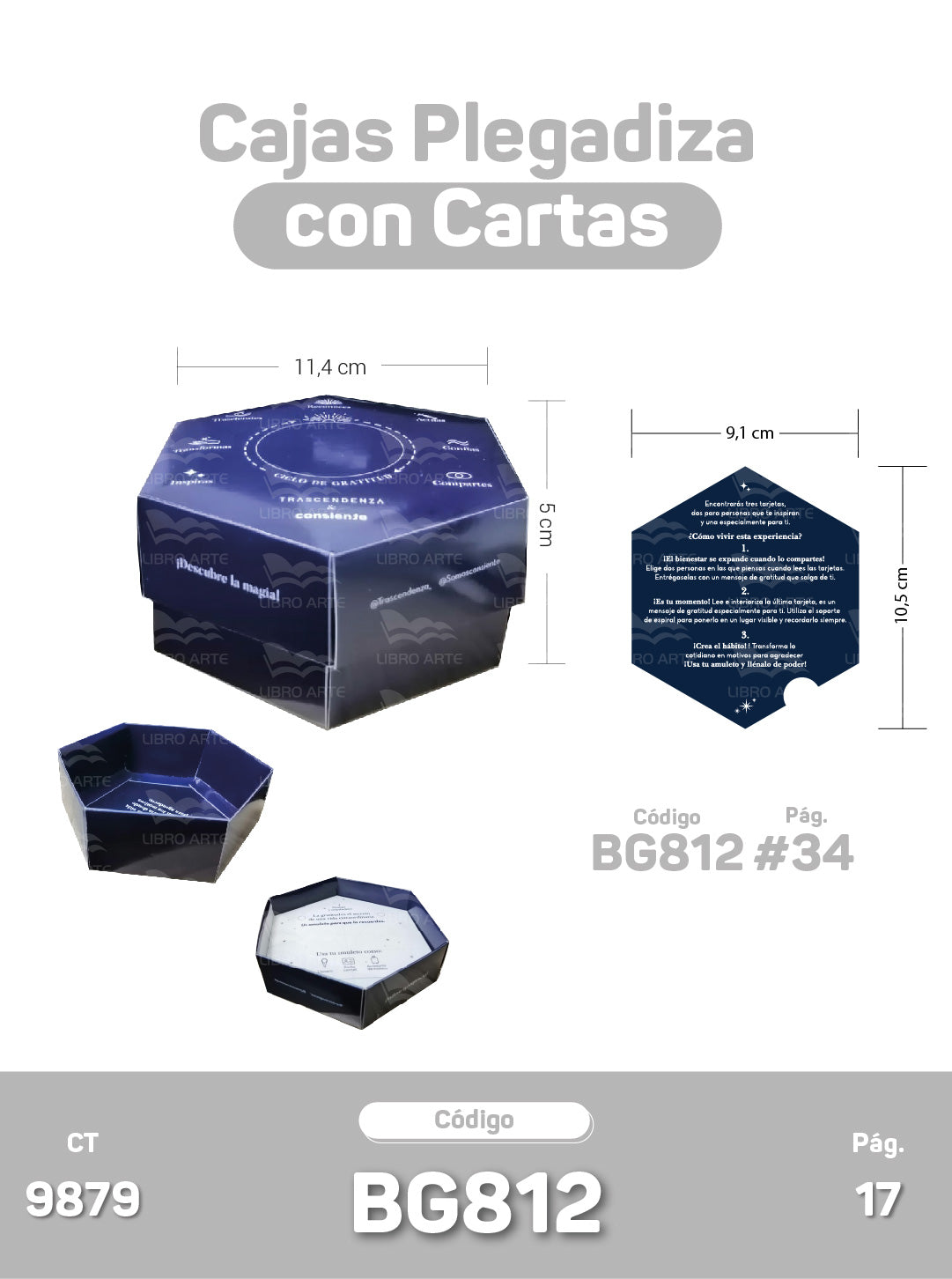 Cajas Plegadizas con Cartas